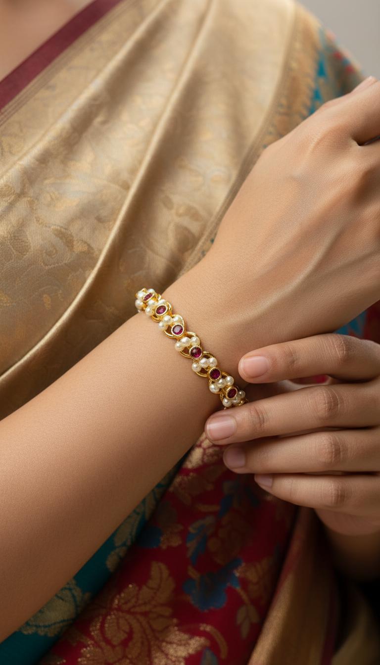 Premium Pearl Bangles